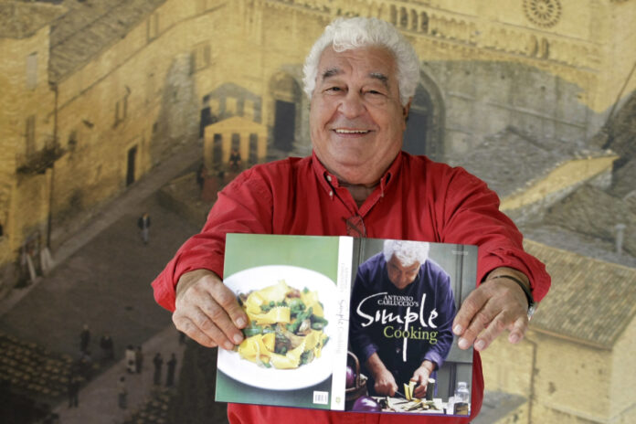 Antonio Carluccio Chef And Restaurateur Promoting Italian Cuisine