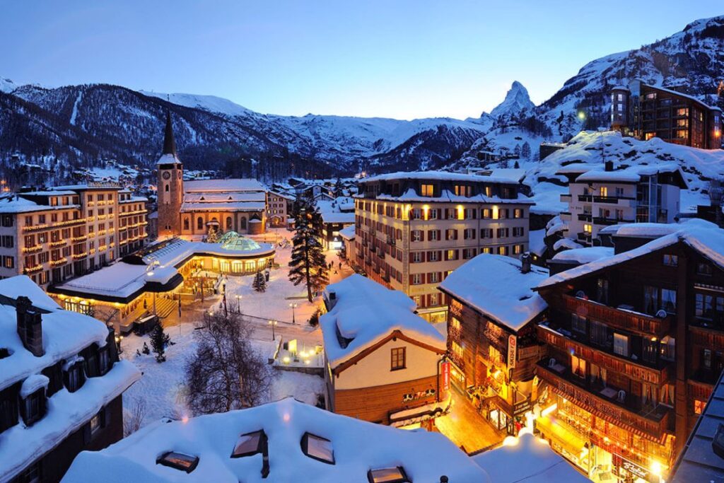 Winter season in Aosta Valley 