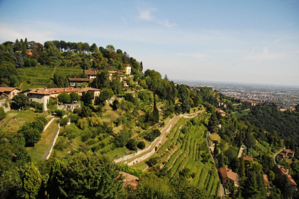 Parco dei Colli - a regional park that surrounds Bergamo