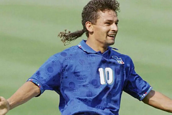 Roberto Baggio Iconic Footballer